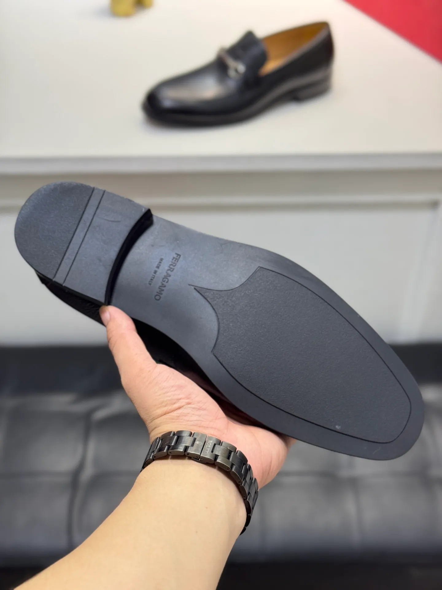 Men's men's shoes 💰480 [New style] 🐠🐠New Ferragamo [Ferragamo] top imported suit men's shoes 💯 Official website original copy, product materials: selected imported embossed calfskin + luxury hardware buckle accessories ~ imported water-dyed cow 🐂 leather lining. Strong three-dimensional visual effect, original combination outsole, multiple colors available😘 Size: 39-44 (customized at 45.46.47